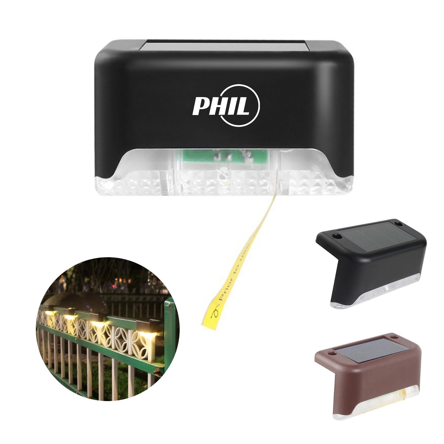 Led Outdoor Solar Waterproof Deck Stair Light 4