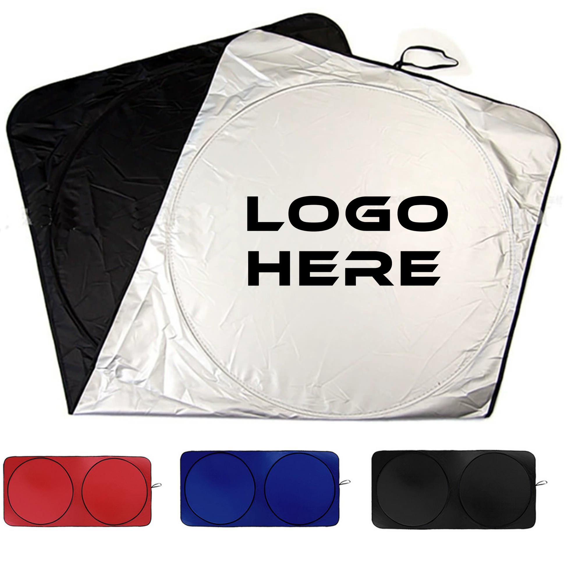 Foldable Car Front Window Sunshade 28" L x 59" W 1