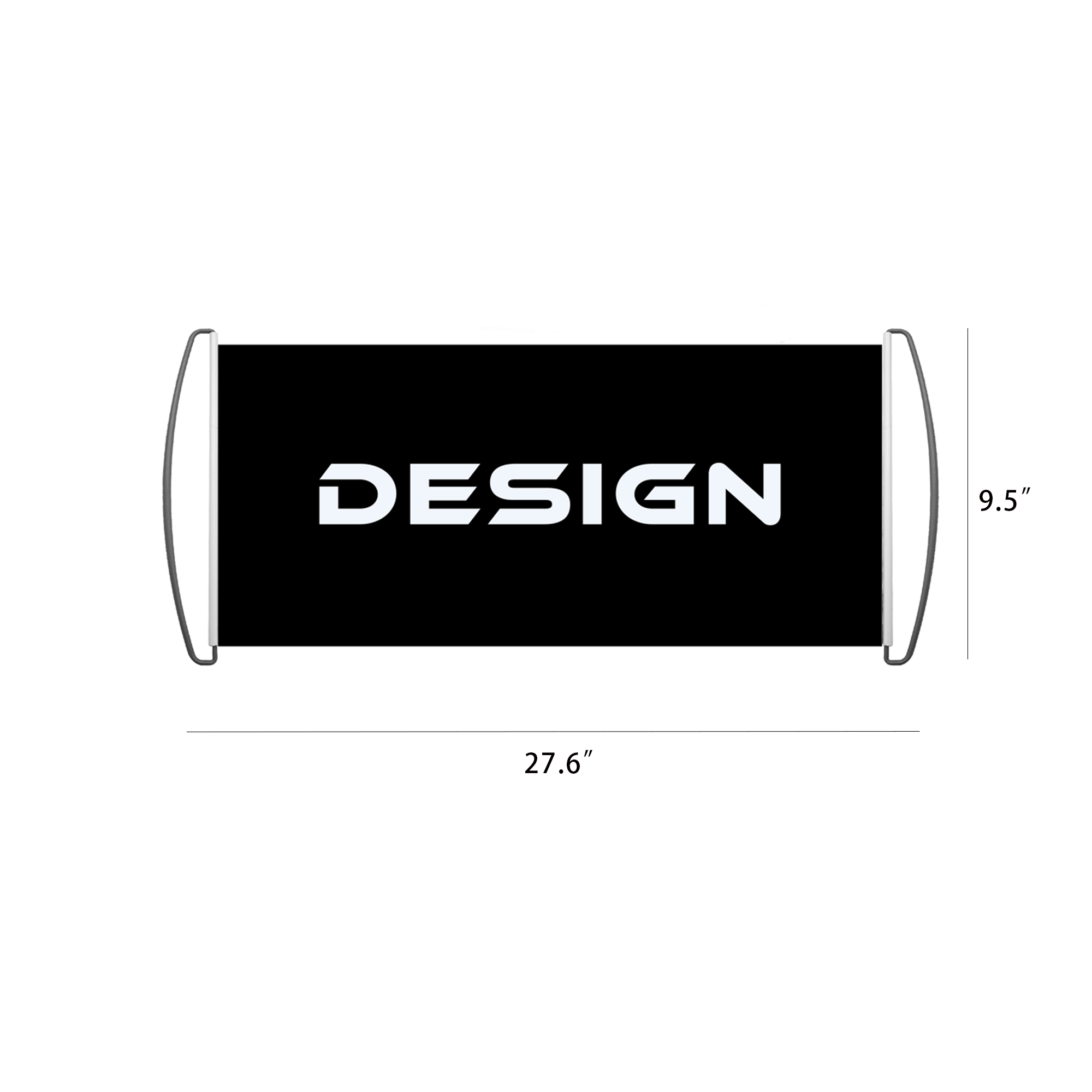 Full Color print Hand Held Scrolling Banners 1