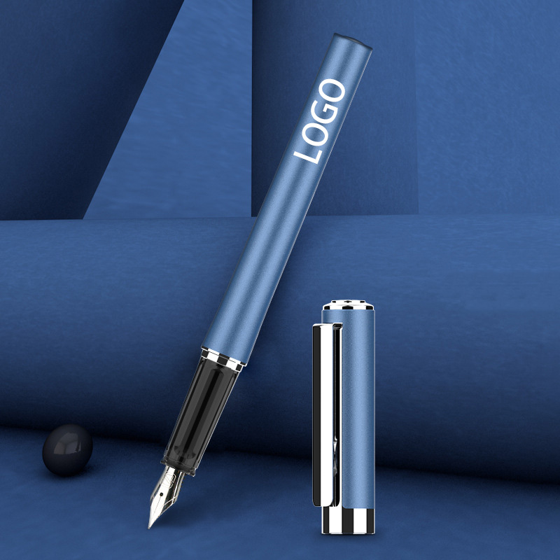 Executive Blue Fountain Pen 2