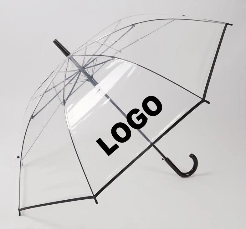 Custom Windproof Clear Umbrella 5