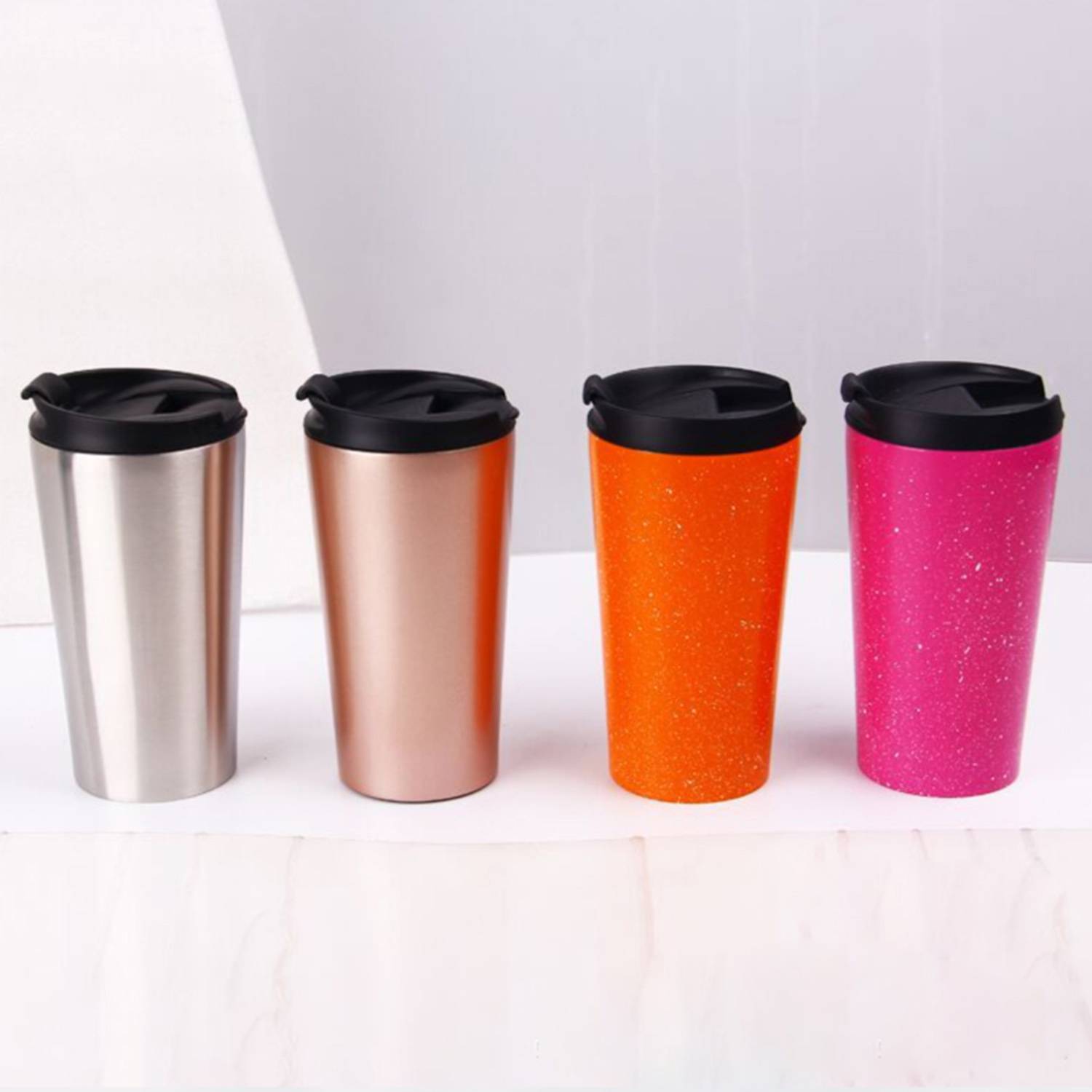 12oz Double Walled Stainless Steel Travel Mug 4