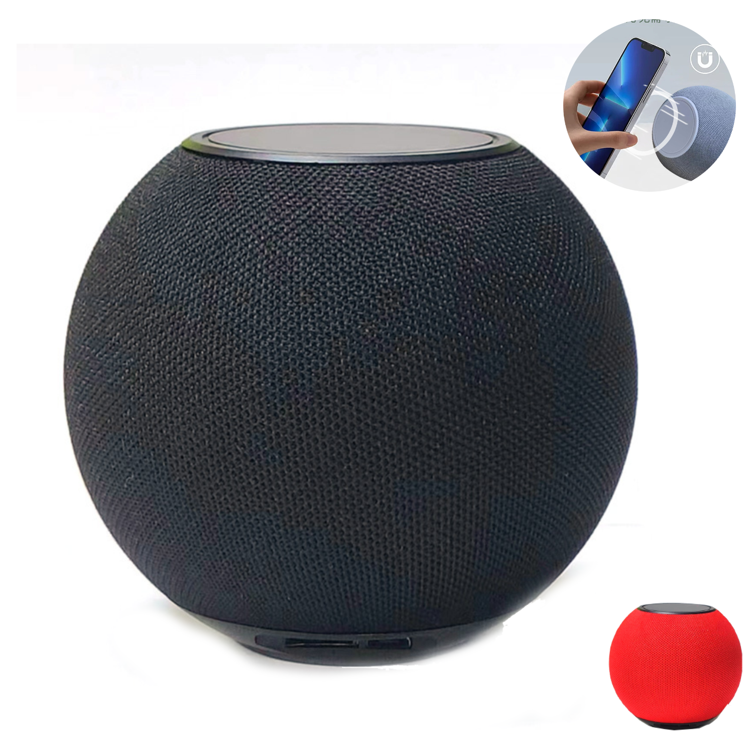 2 in 1 Round Magnetic Charging Bluetooth Speaker 8
