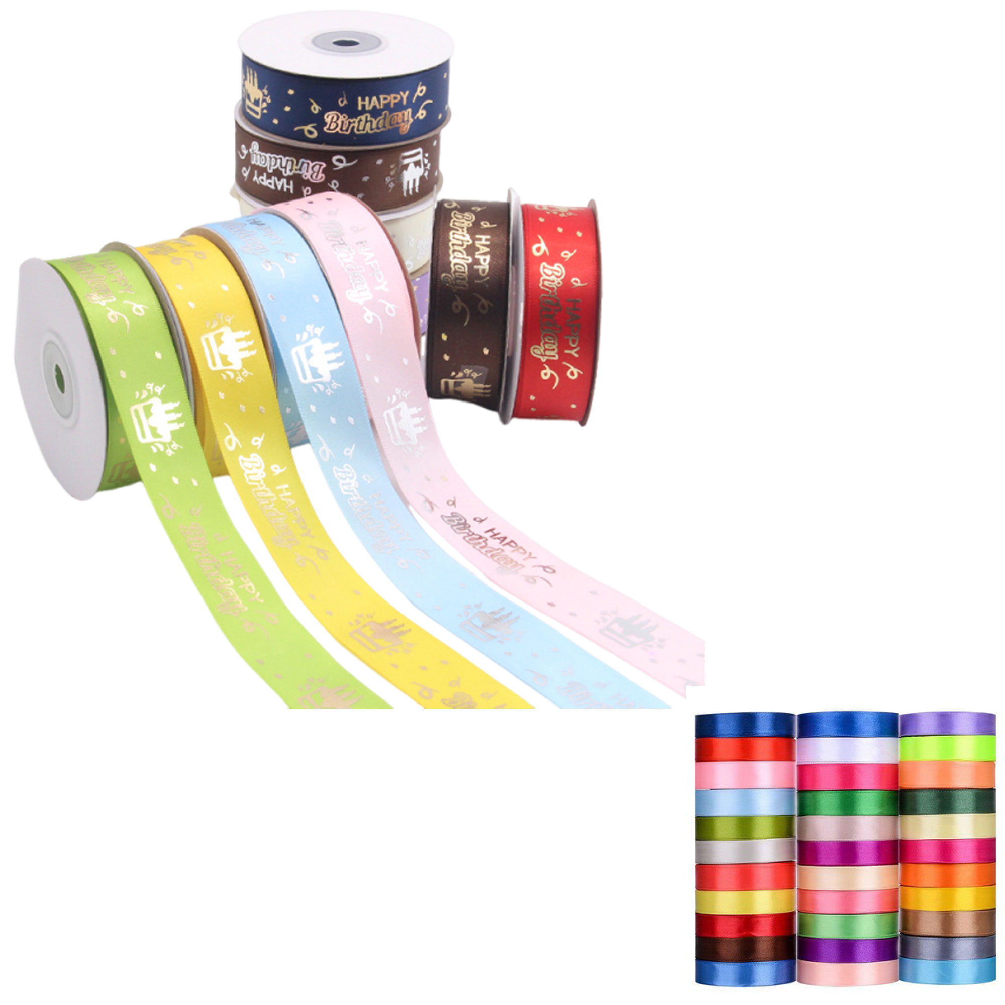 Gift Packing Polyester Ribbon Roll 100 Yard 2