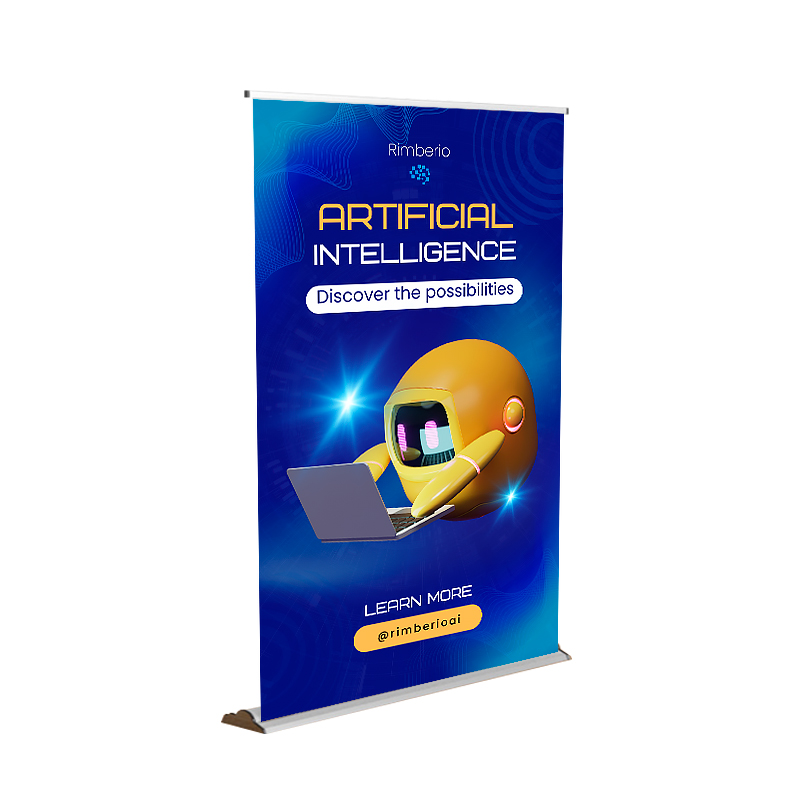 48"W x 80"H Monza™ Trak™ Retractable Banner Stand Kit, Vinyl 2