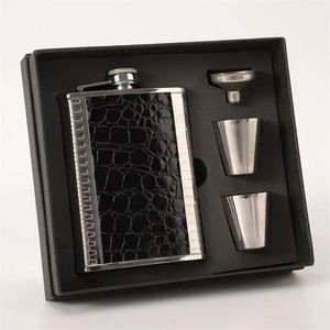 Stainless Steel Wine Flask Flagon Set 12