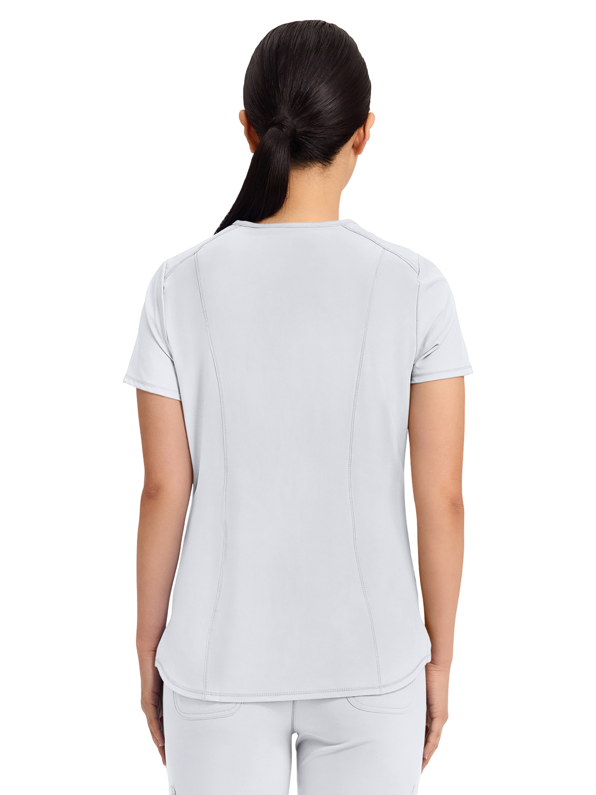 Infinity - Women's 2 Pocket Princess Seams V-Neck Top 30