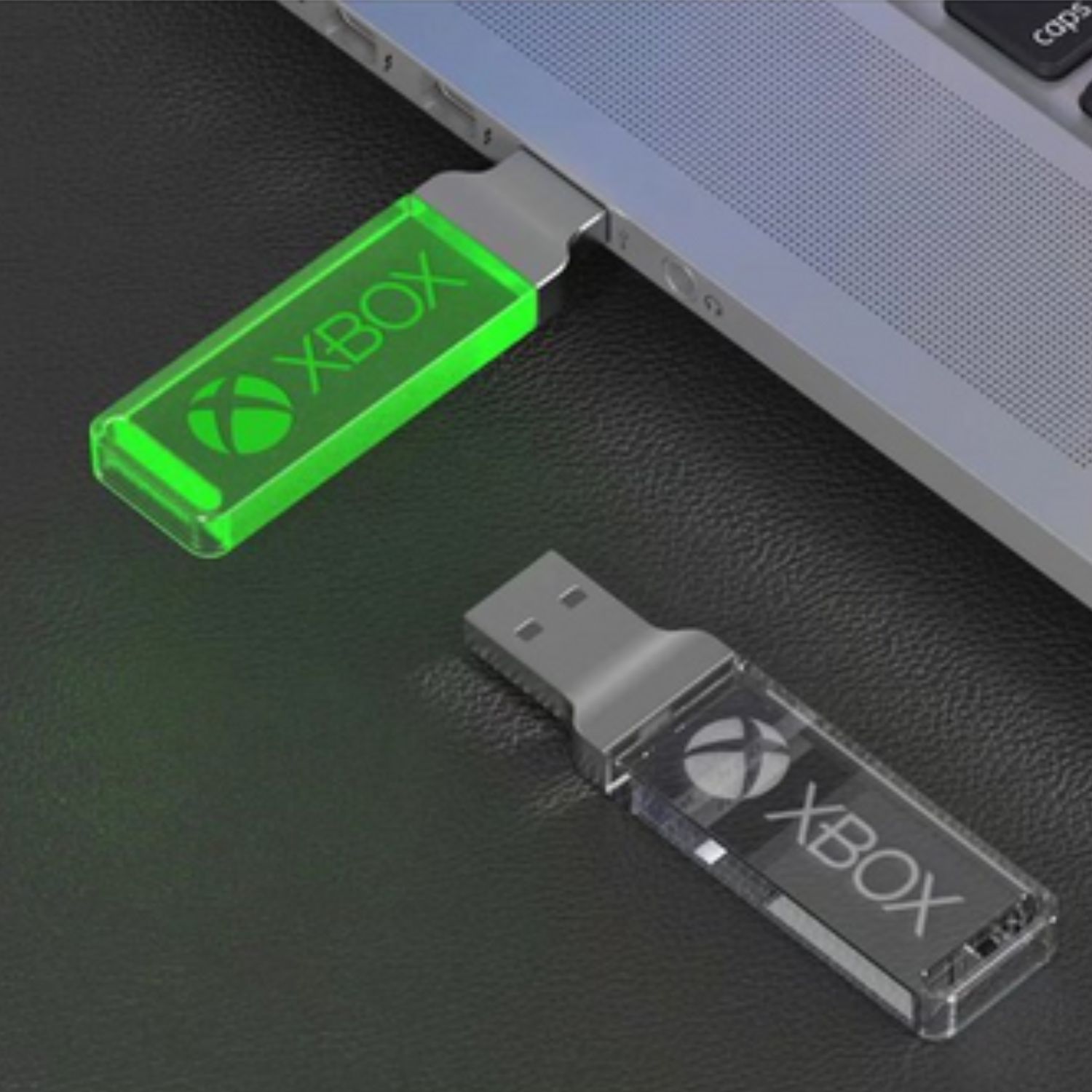 Light up Clear Acrylic USB Flash Drive 6