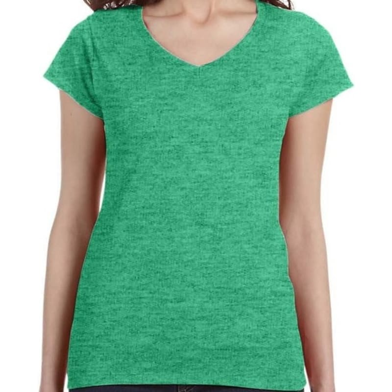 Gildan SoftStyle® Ladies 4.5 Oz. Junior Fit V-Neck T-Shirt 4