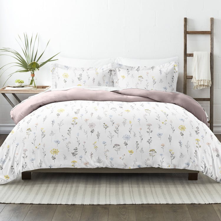 Reversible Duvet Cover Sets - Wild Flower Twin-XL 2 Piece 1