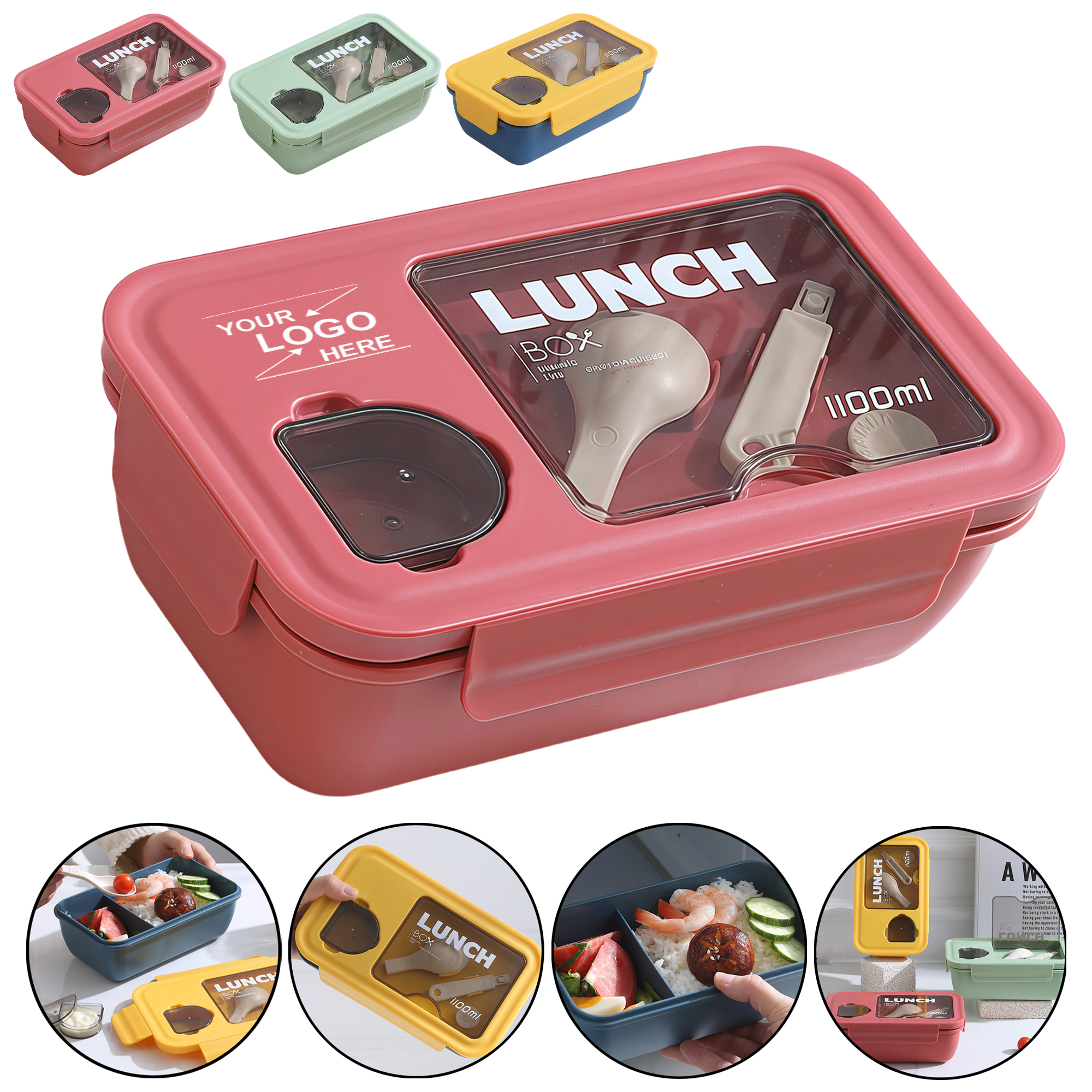 Portable Sauce Container Food-Grade Microwave Safe Lunch Box for Students Office Workers Diet Meal G 4