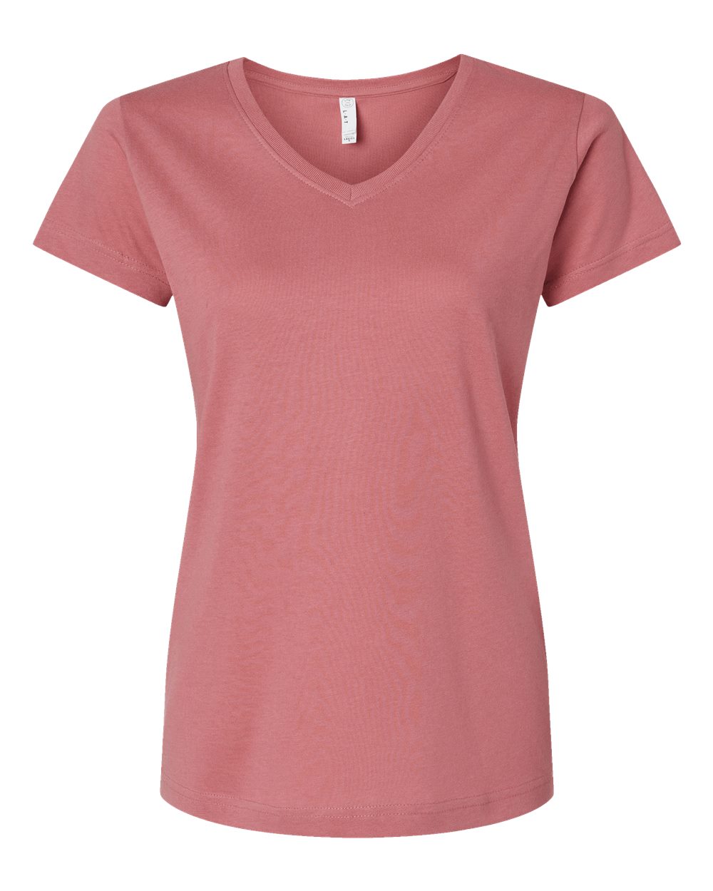Women's Fine Jersey V-Neck Tee - 3507 58
