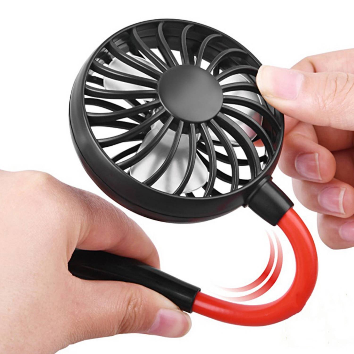 4000Mah 2 In 1 Neck And Handheld Fan 4