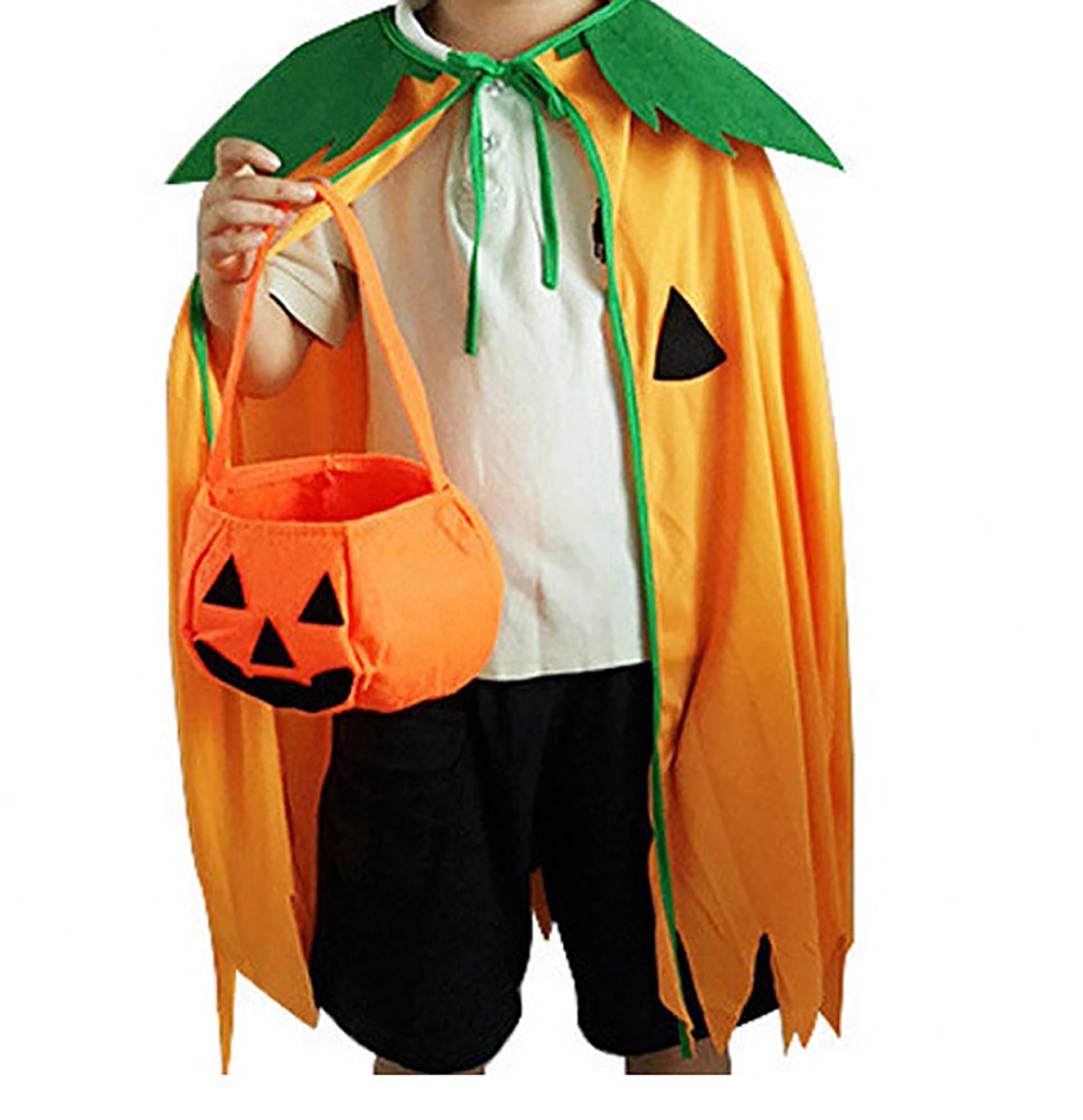 Halloween Pumpkin Candy Bags for Kids Non-Woven Buckets 4