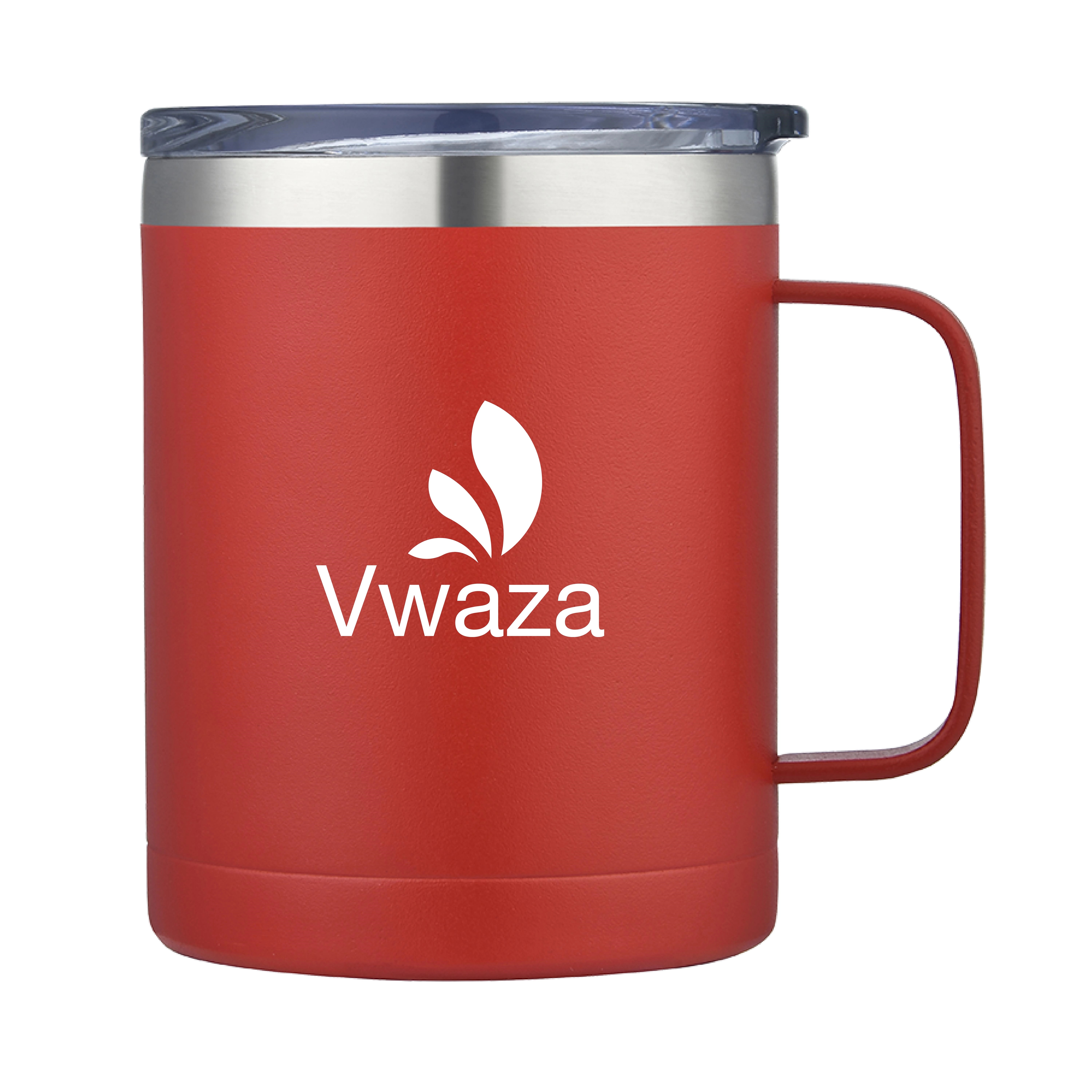 ALPHEUS - 14 OZ STAINLESS STEEL CAMPING MUG WITH HANDLE 5