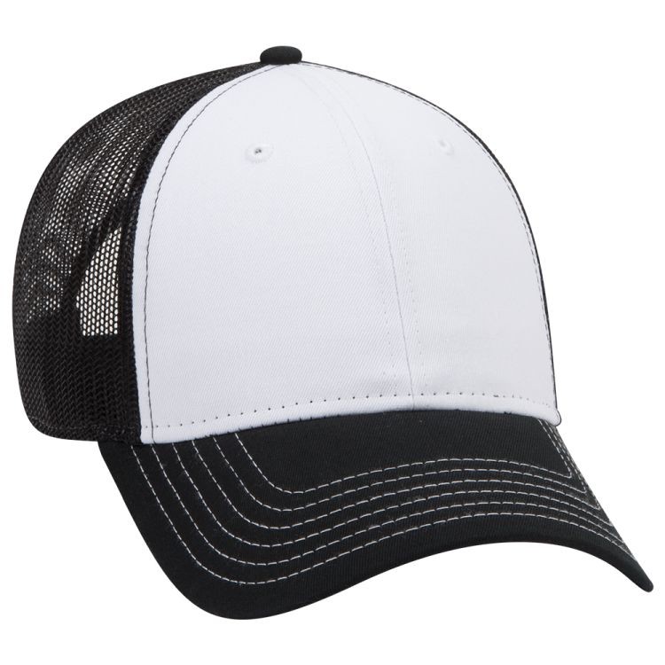 OTTO CAP® 6 Panel Low Profile Mesh Back Trucker Hat 176