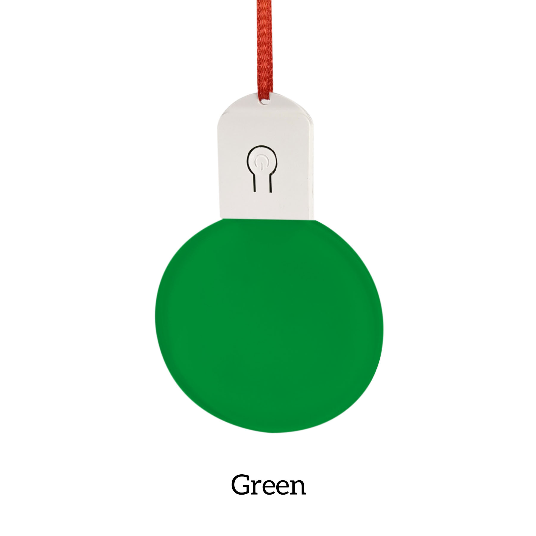 Free Shipping Full Color Christmas Illuminated Acrylic Round Ornament 66