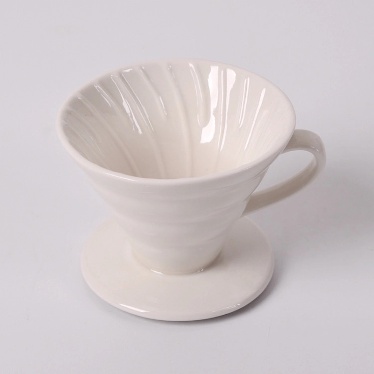 Custom Ceramic Over Coffee Brewing Filter Cone 8