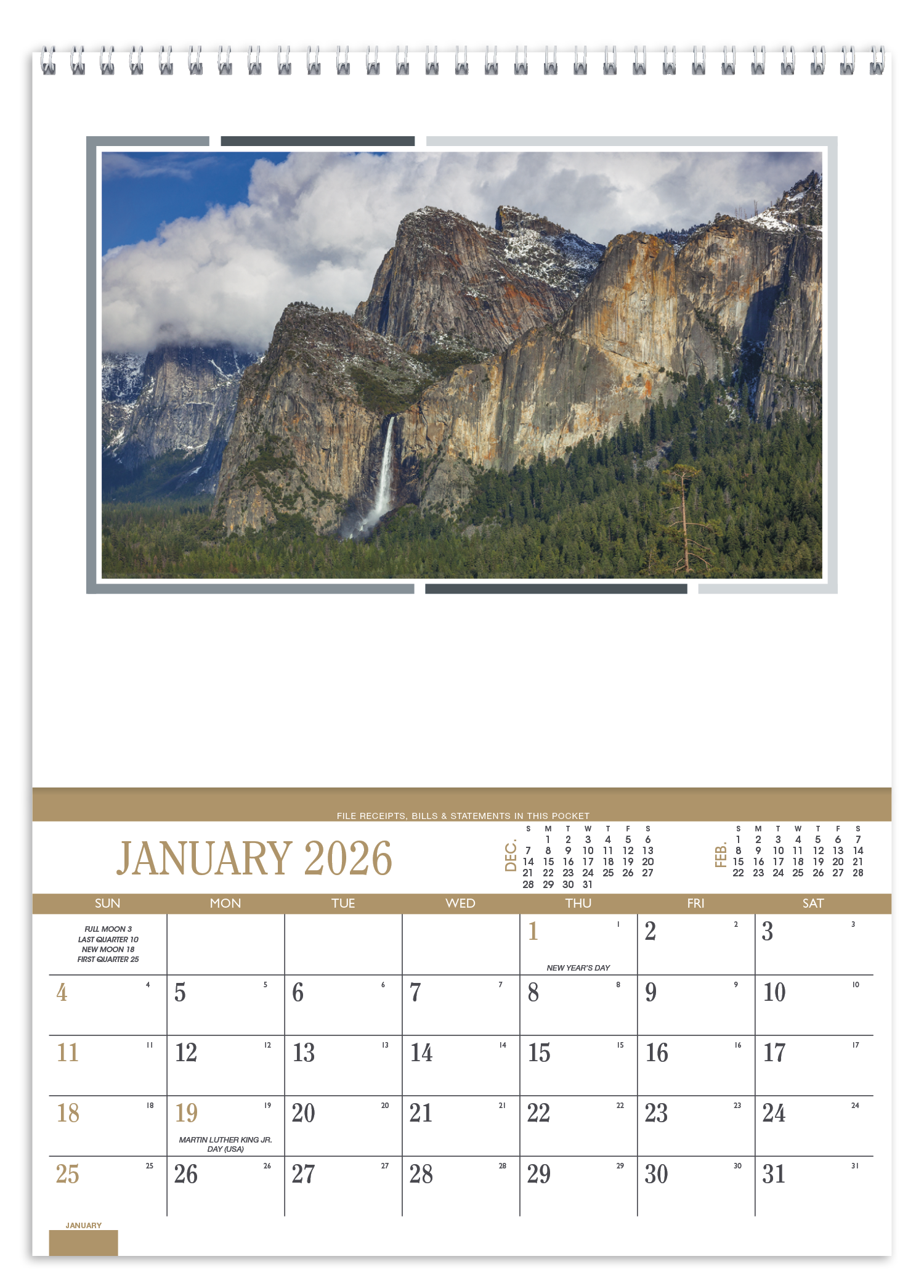Triumph® Calendars Recipe Pocket Calendar 28