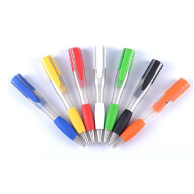 Plastic Ballpoint Pen USB Flash Drive 2