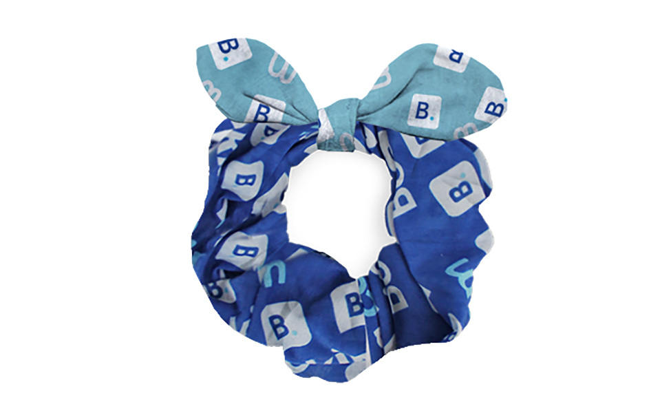 Full-Color Scrunchie with Bow