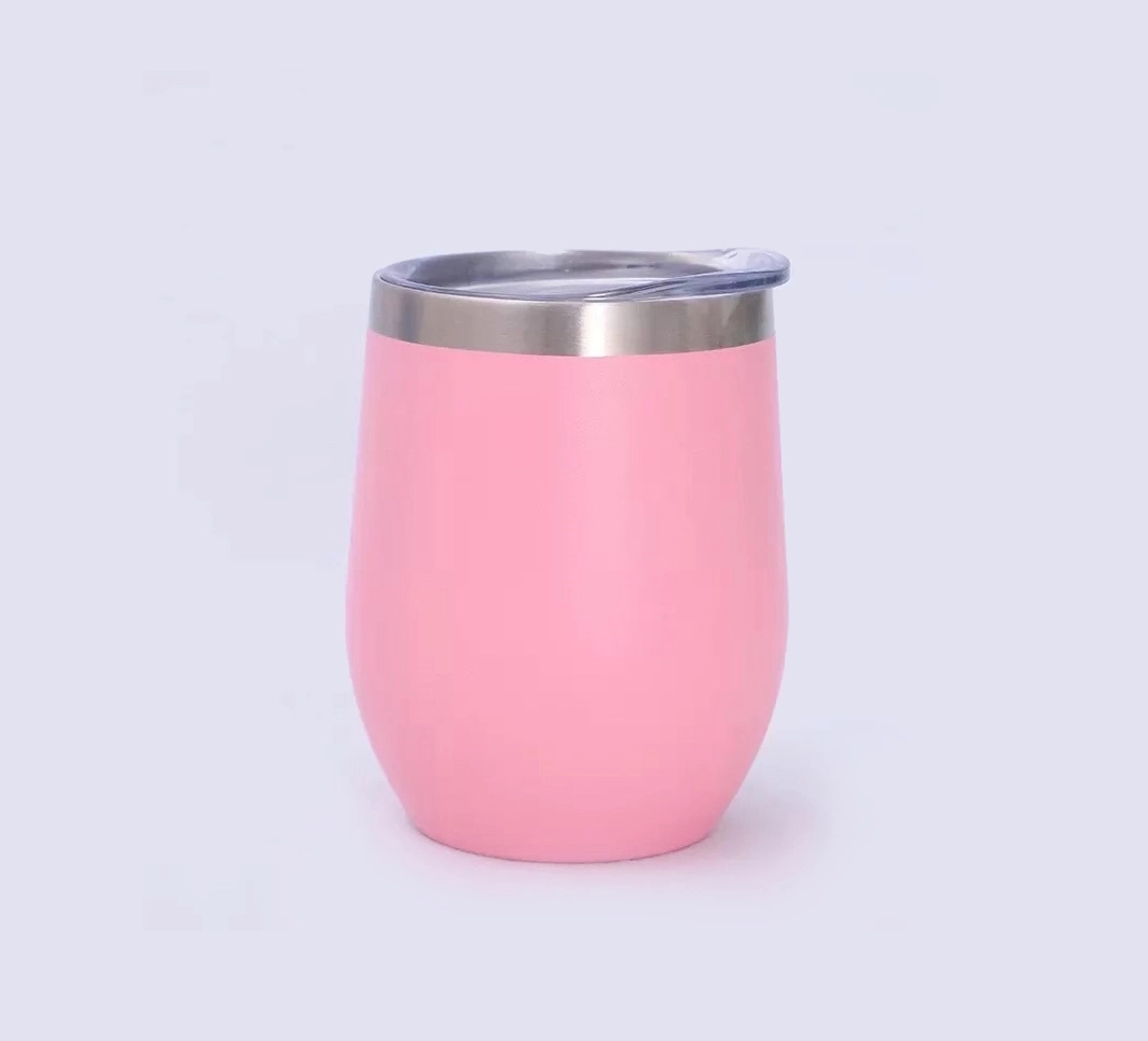 12 oz Stainless Steel Wine Mug 3