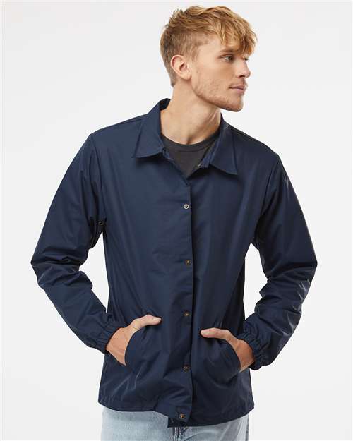 Men's Water-Resistant Windbreaker Coach's Jacket - EXP99CNB 2