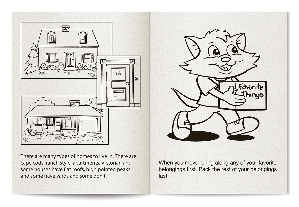 COLORING BOOK - I Love My New Home Coloring & Activity Book 6