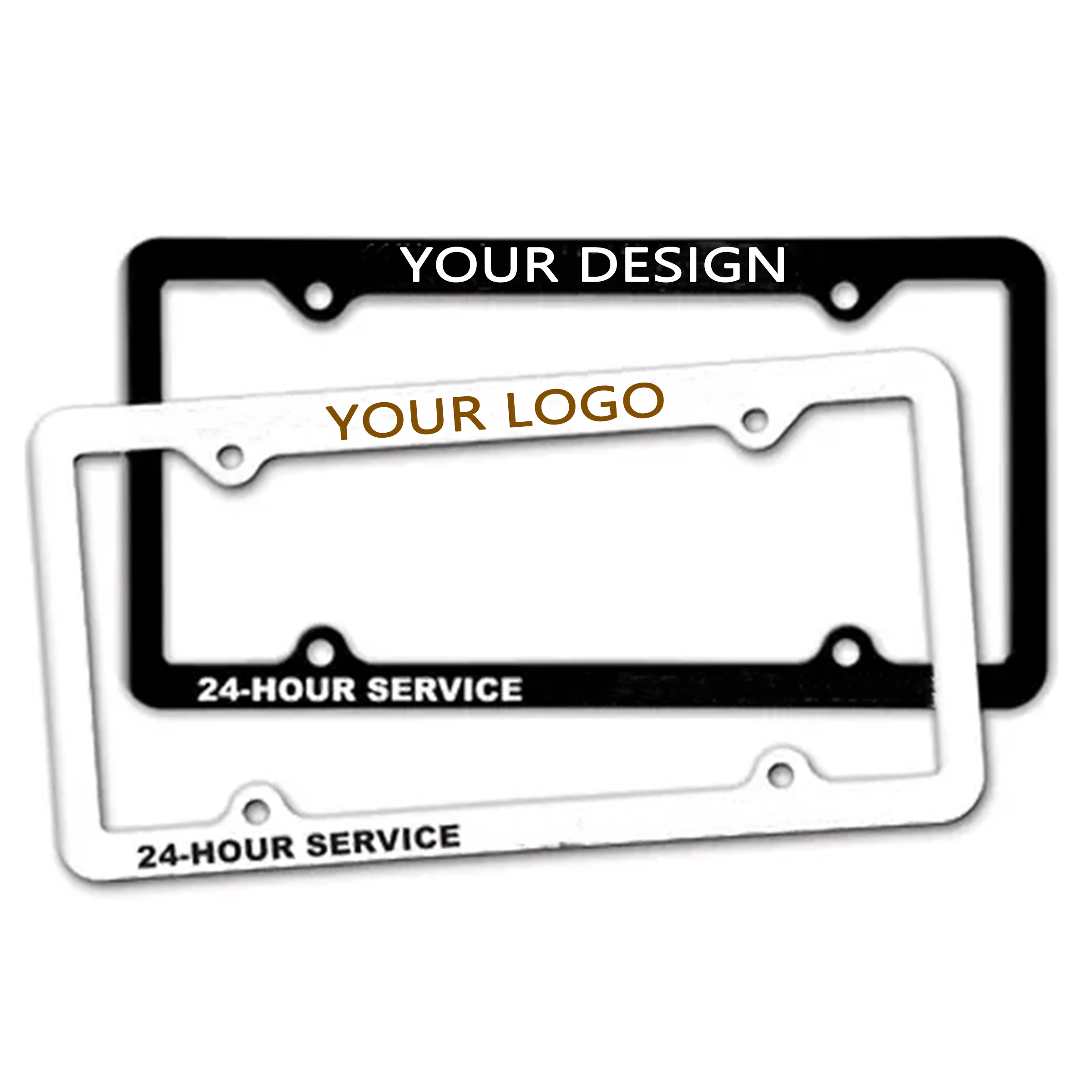 ABS License Plate Frame MOQ 50PCS