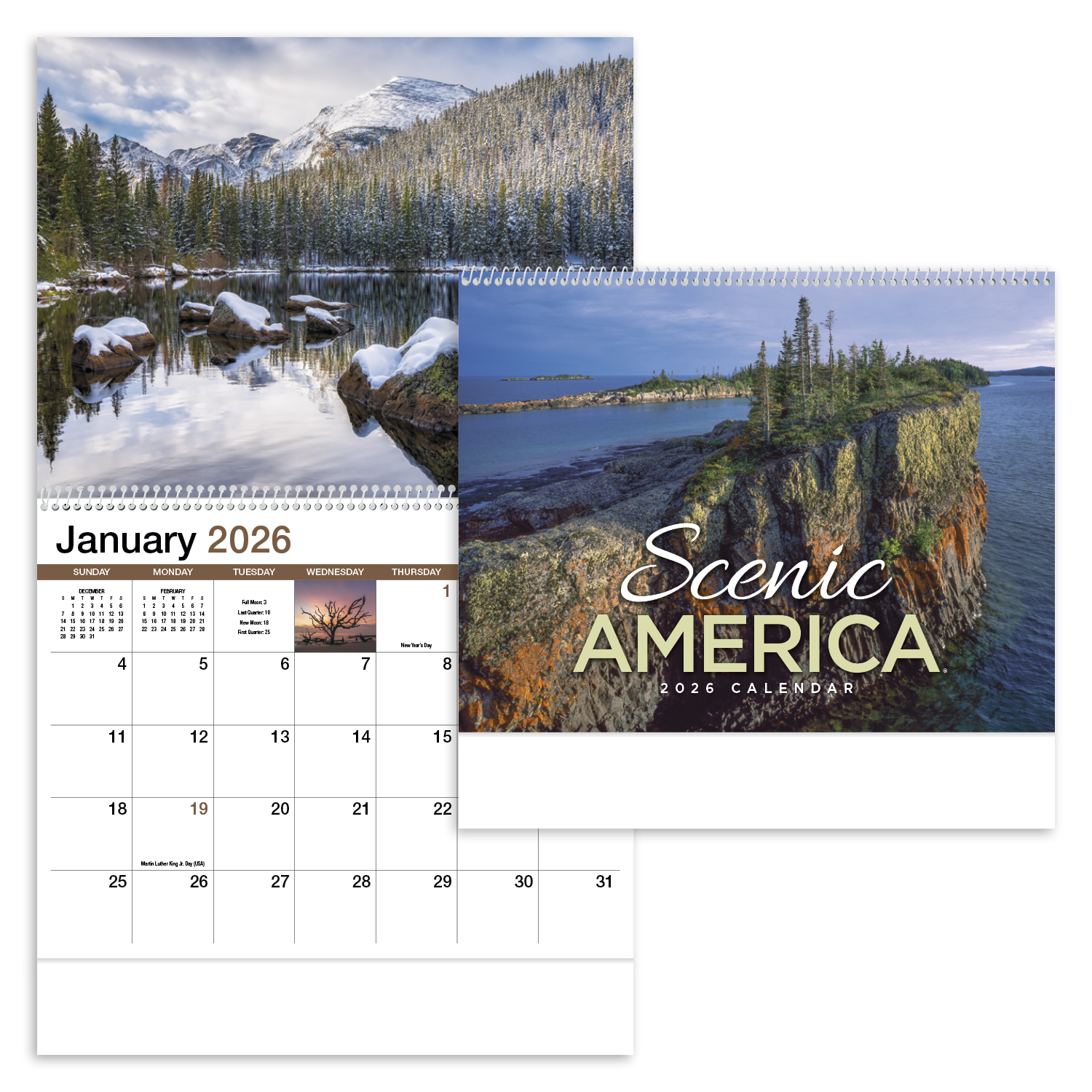 HotLine® Products Scenic America® Appointment Calendar - Spiral 10