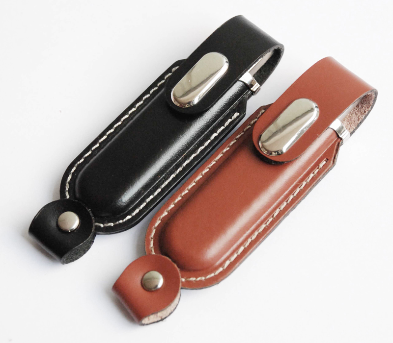 Leather Round Edged USB Flash Drive 19