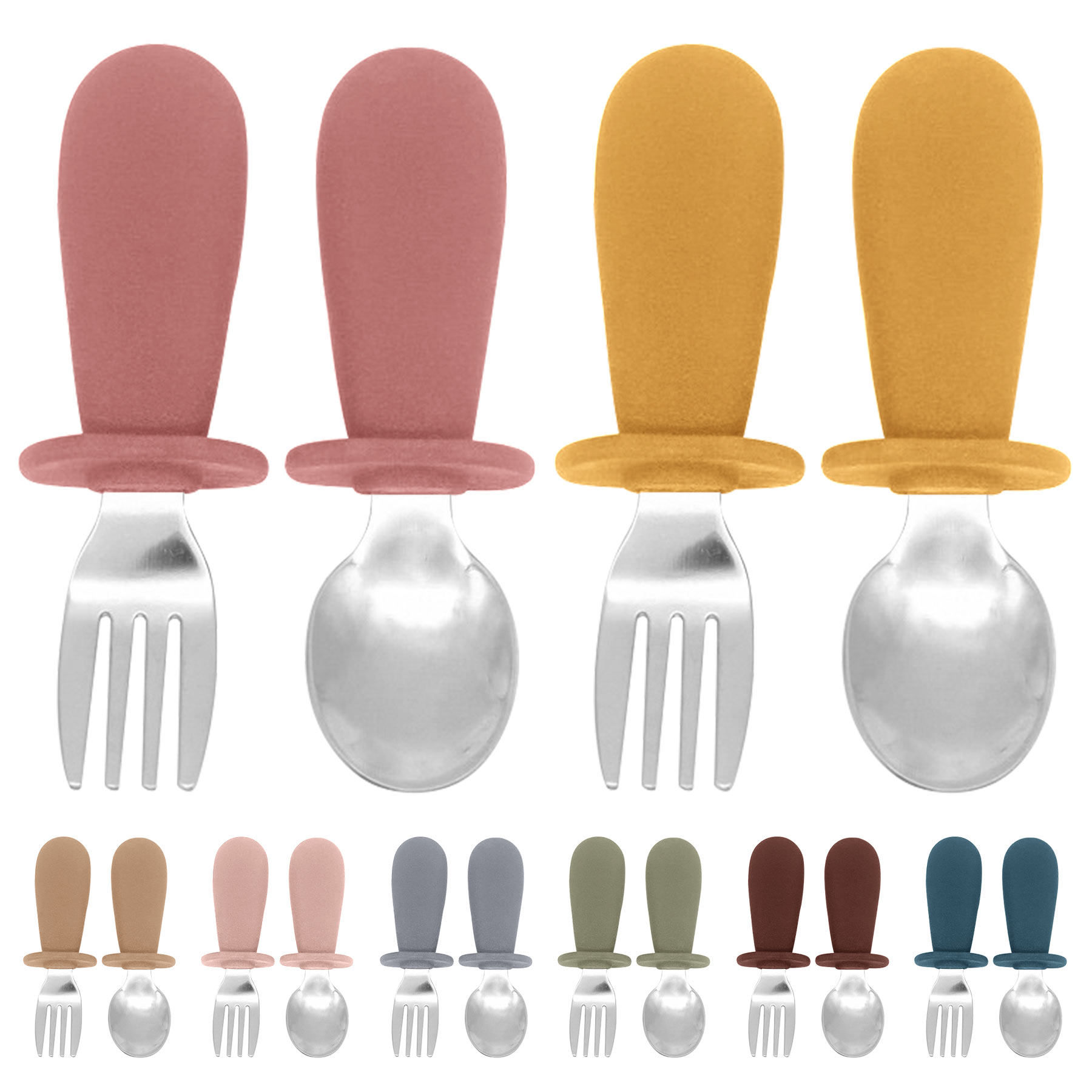 Toddler Spoon and Fork Set 1