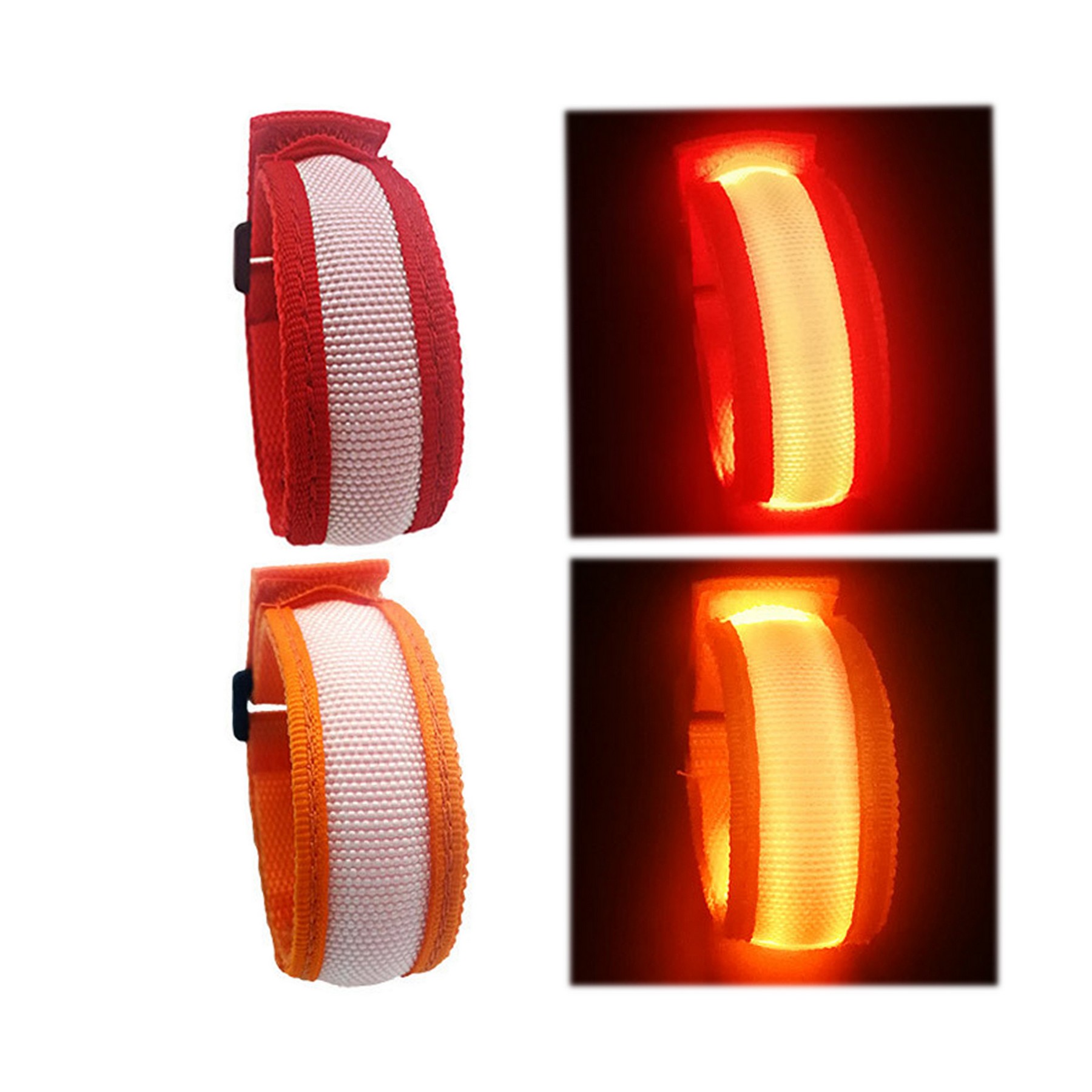 LED Light Up Bracelet Glow In The Dark Wristbands 2