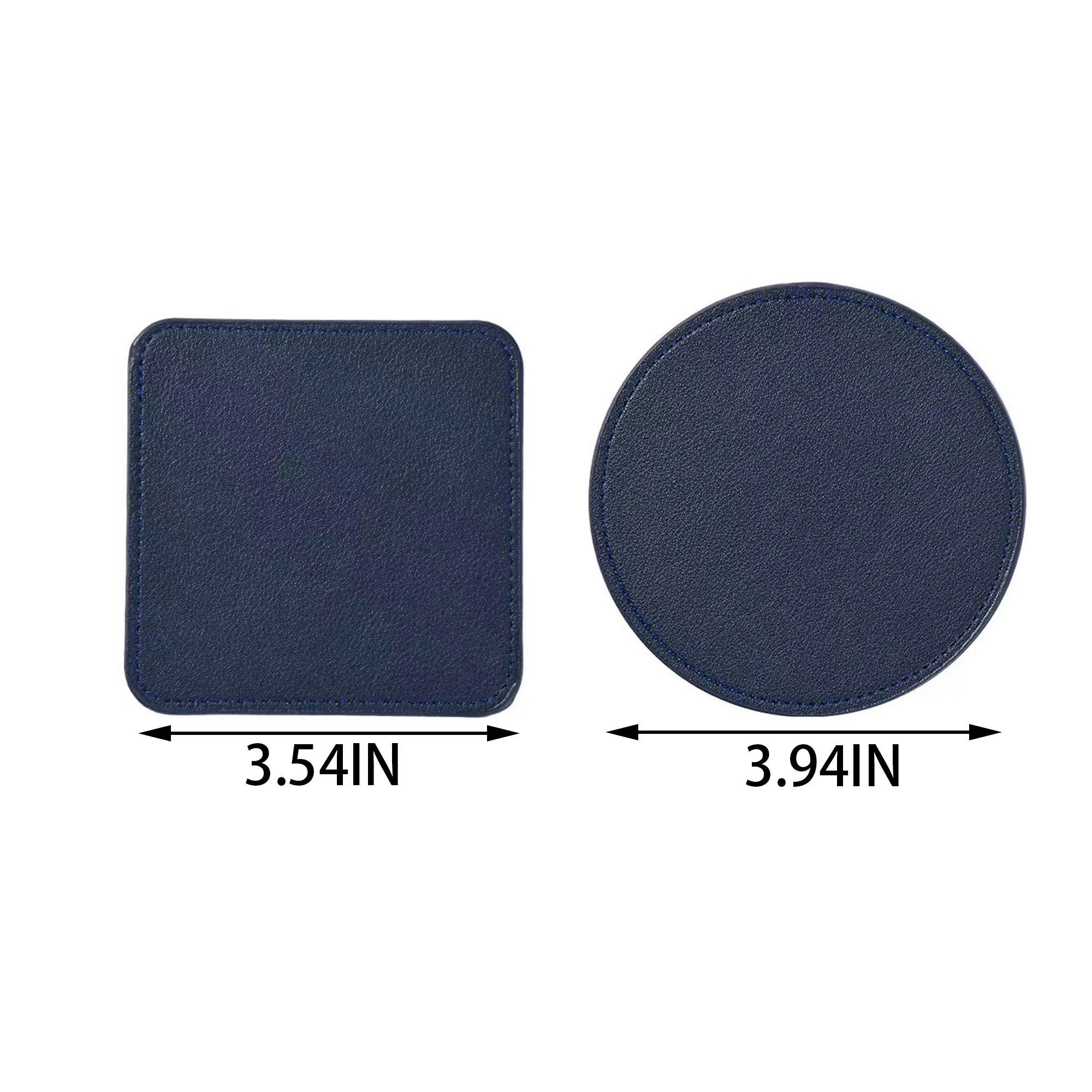 Round Square Solid Color Coasters Can Be Customized 4