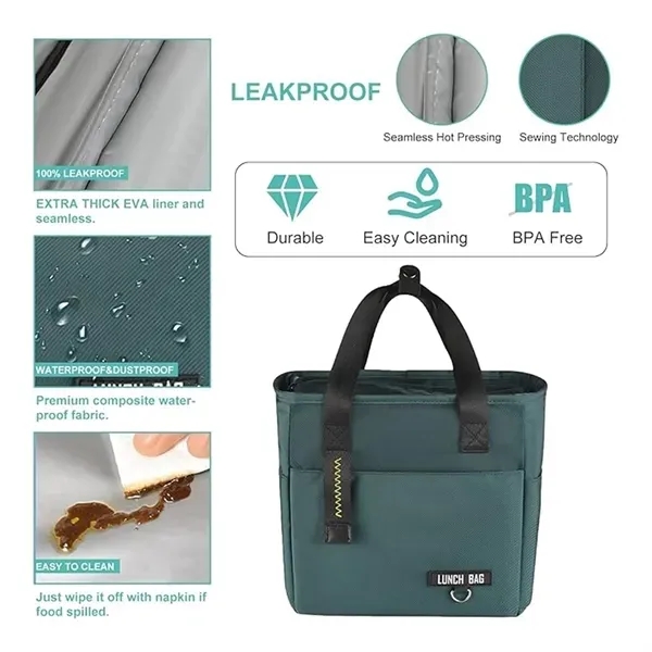 Reusable Insulated Lunch Bag 8