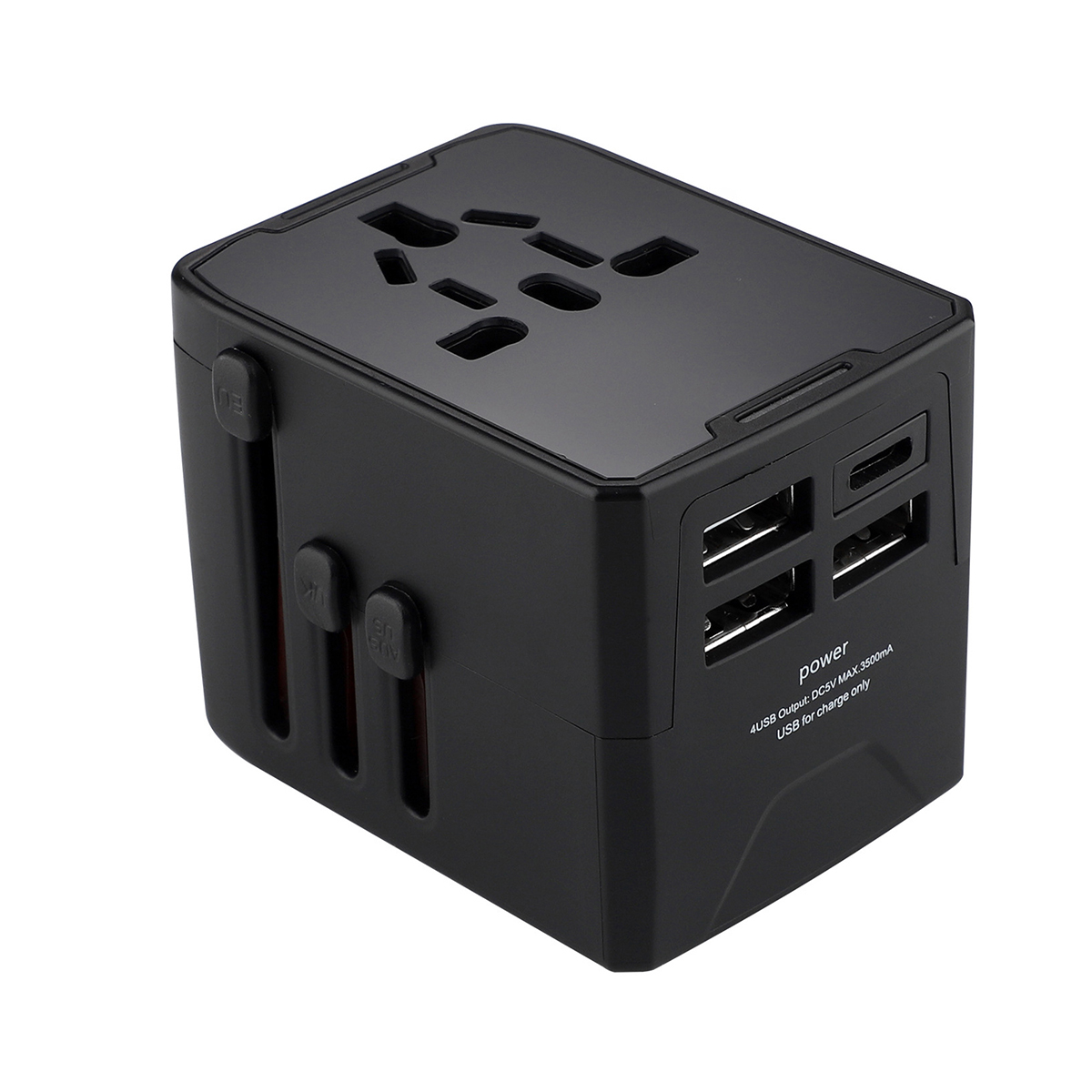 International Travel Power Adapter With 3 USB and 1 Type C Ports 11