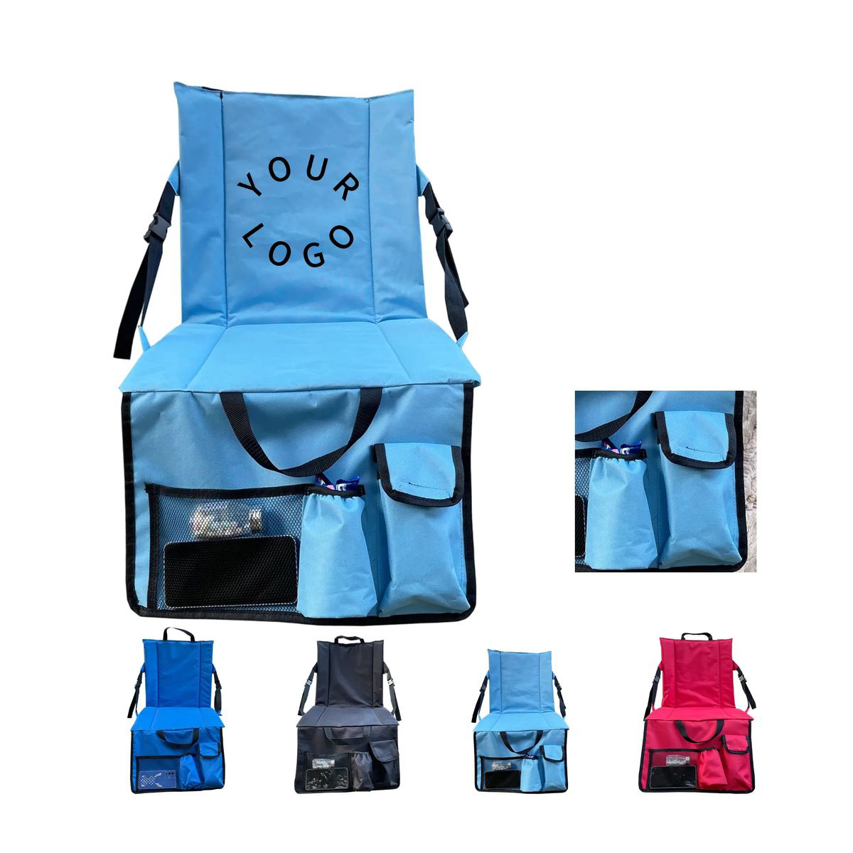 Outdoor Stadium Cushion with Oxford Fabric 2