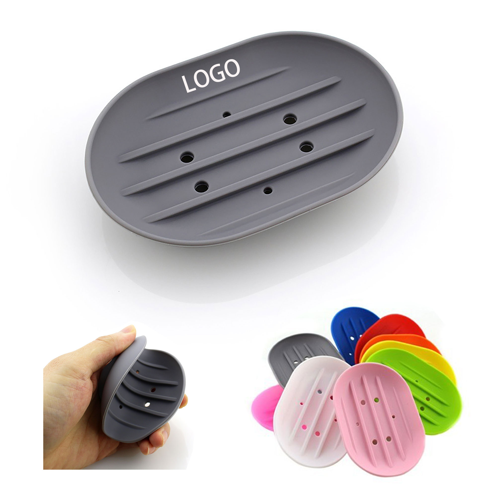 Silicone Soap Holder With Drain 7