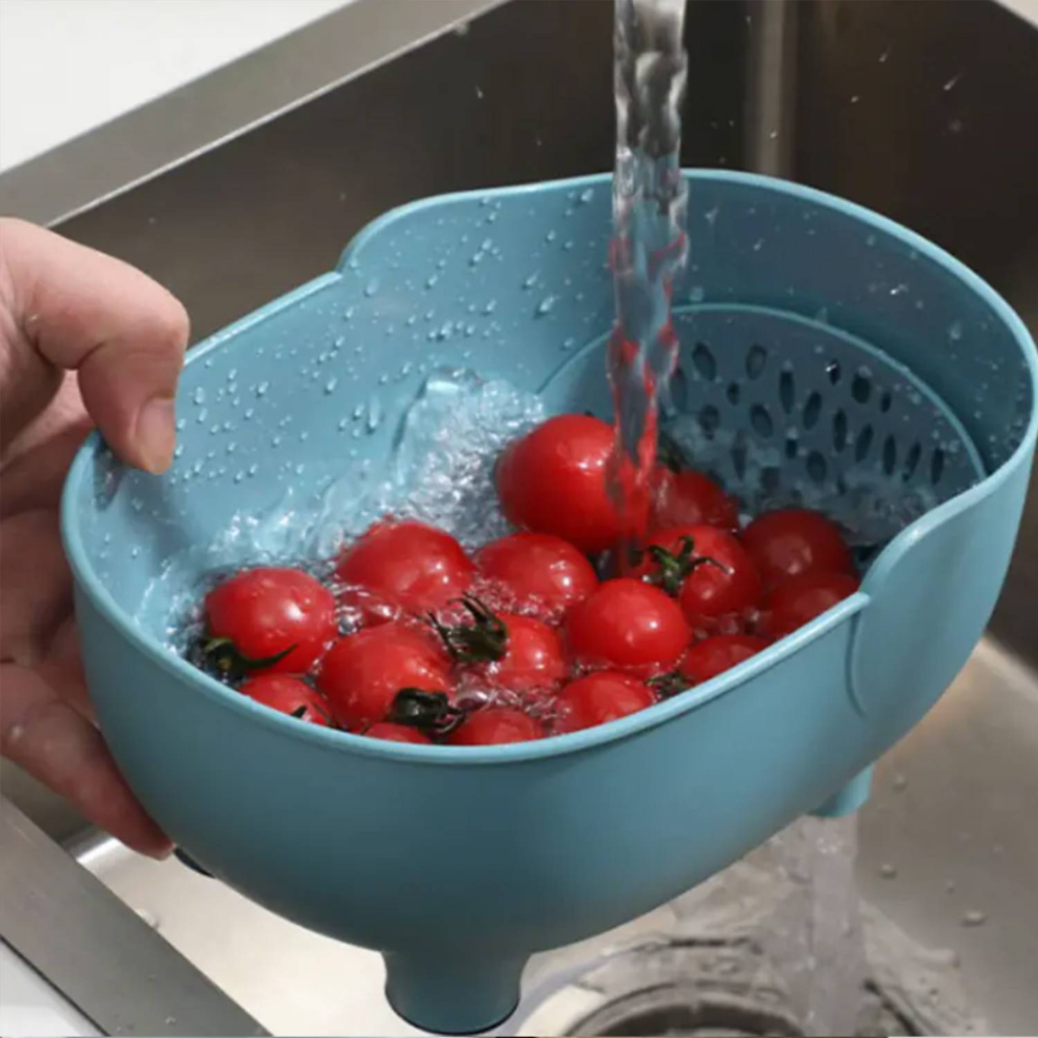 Elephant Shape Fruit Vegetable Drain Basket 6