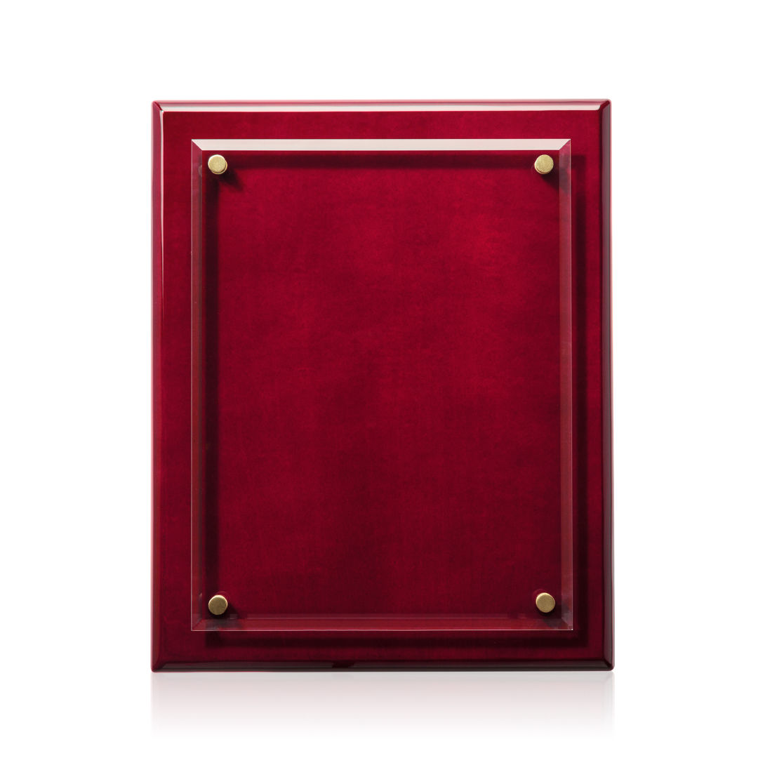 Caledon VividPrint™ Plaque - Rosewood/Gold 2