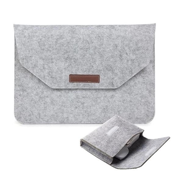 Two-in-One Felt Laptop Sleeve Closure & Kit Box 6
