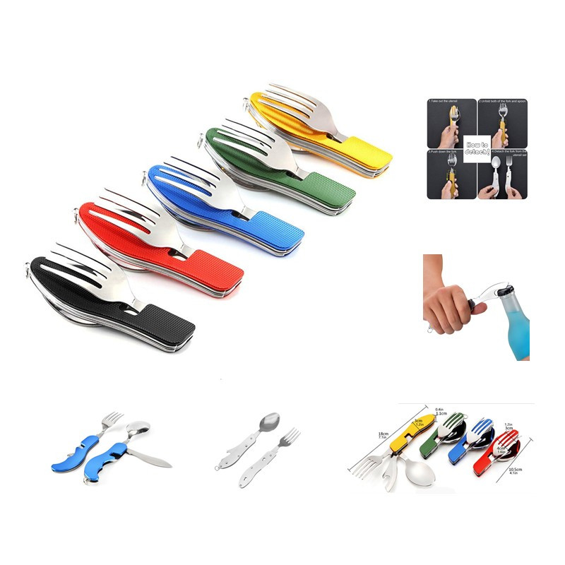Stainless Steel Folding Cutlery 1