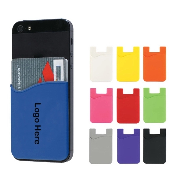 Soft Silicone Cell Phone Wallet 1