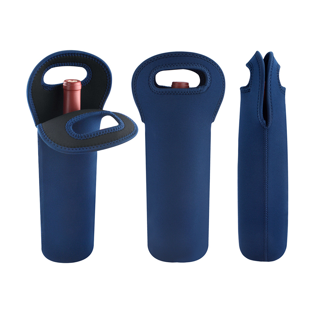 Neoprene Wine Tote With Handles 1