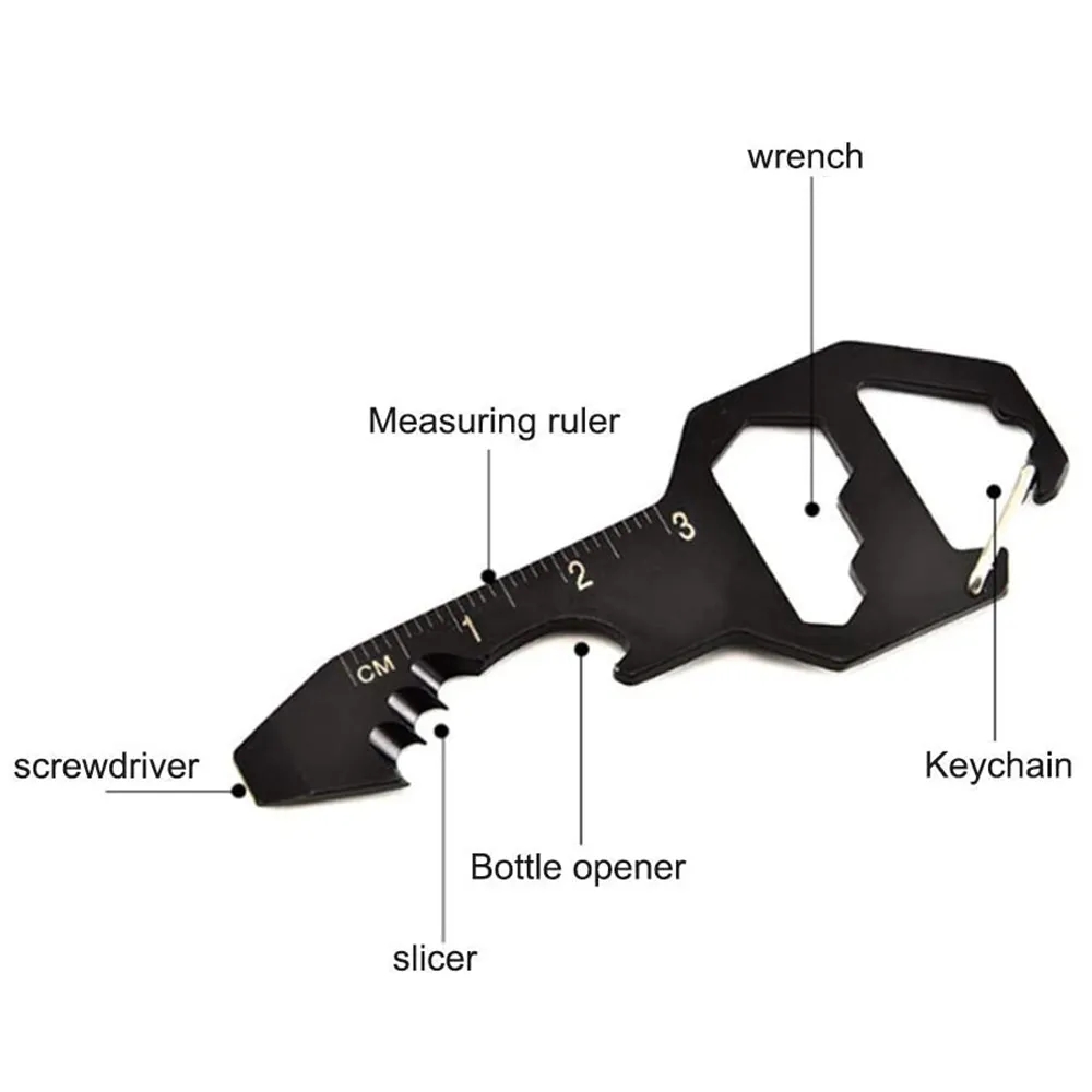 6 In 1 Keychain Bottle Opener Multitool 2