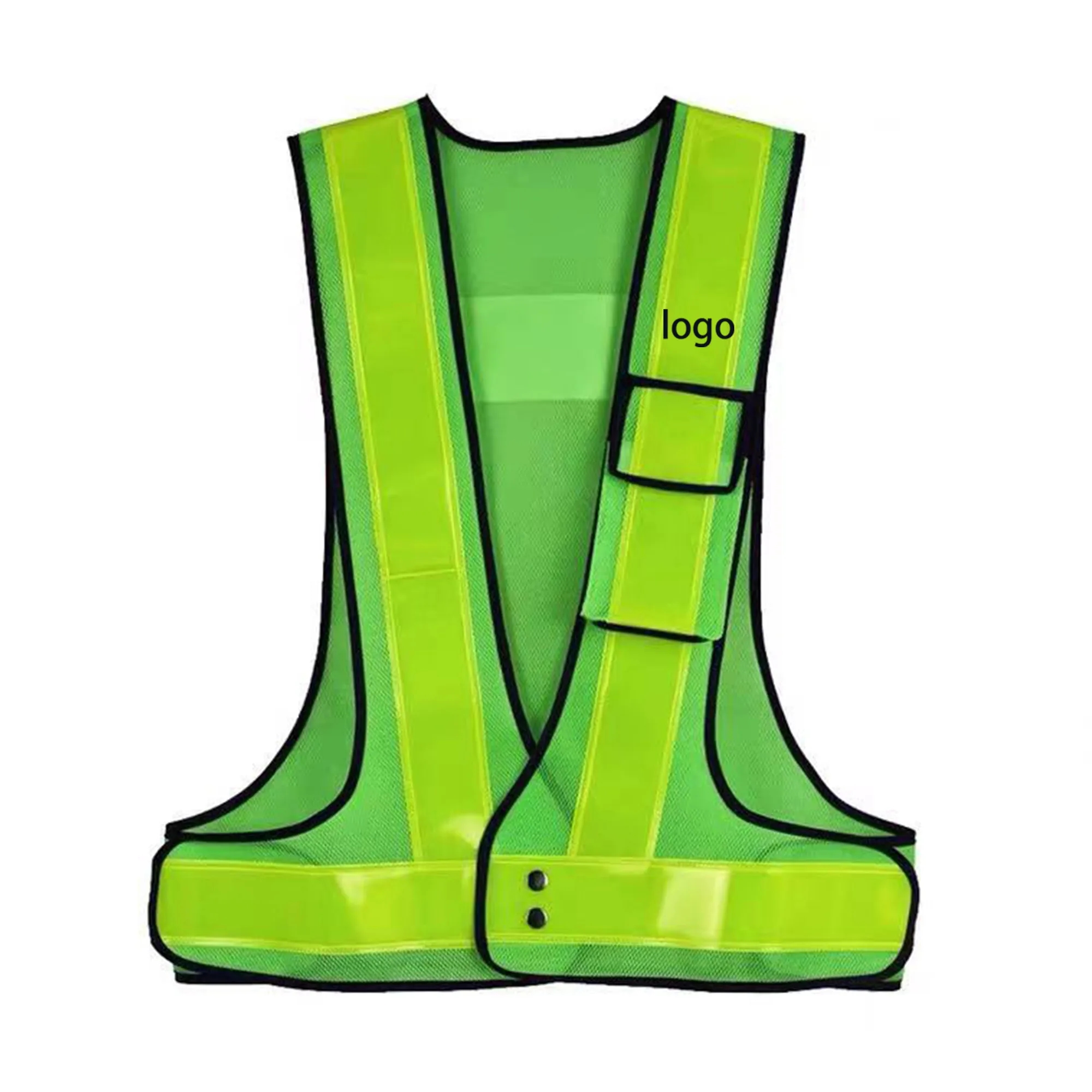 Custom Breathable Lightweight Reflective Safety Vest 3