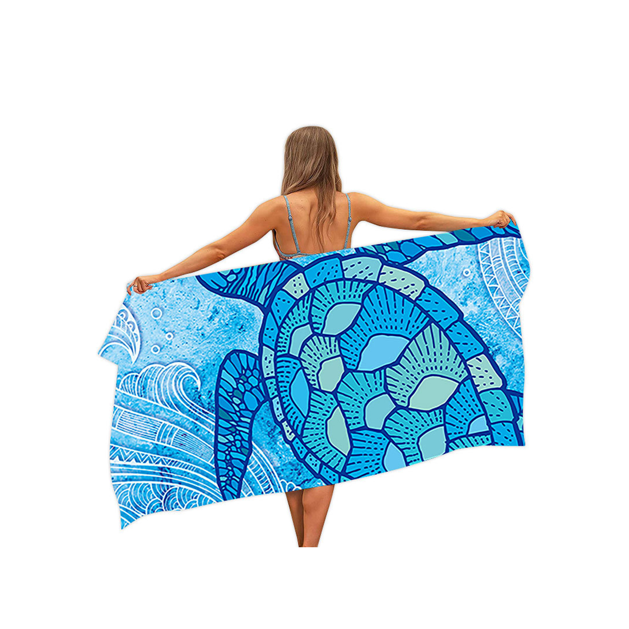 Full Color Large Beach Towel 1