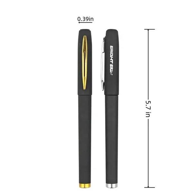 Black Fine Point Roller Ball Gel Pens 3