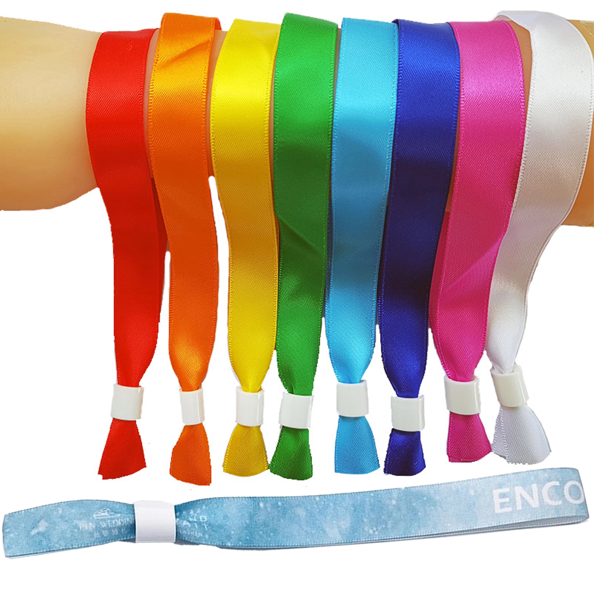 Full Color Woven Polyester Wristband 1
