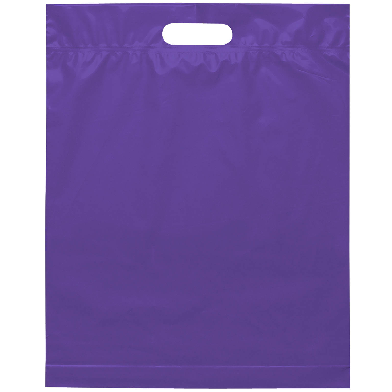 Die Cut Handle Bag - 15W x 19H x 3 - Flexo Ink Print 21